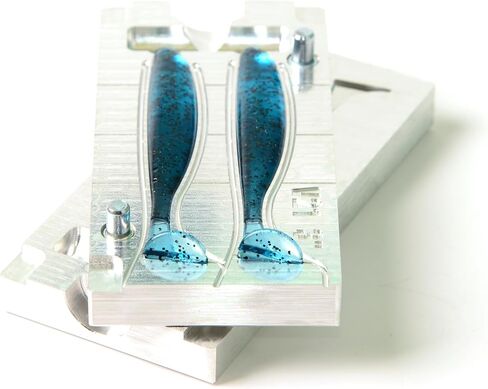 FatFish V21A-2C Lure Mold Soft Plastic Bait Making Injection Mold, 3" in Kuwait