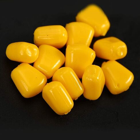 Fishing Lures,Corn Fishing Lures,Artificial Carp Baits,50Pcs/Bag Useful Outdoor Freshwater Soft Artificial Flavor Carp Baits Corn Fishing Lures Fishing+Tackle Colored Corn mais galleggiante mais gall in Kuwait