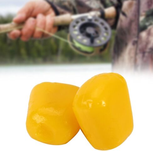 Fishing Lures,Corn Fishing Lures,Artificial Carp Baits,50Pcs/Bag Useful Outdoor Freshwater Soft Artificial Flavor Carp Baits Corn Fishing Lures Fishing+Tackle Colored Corn mais galleggiante mais gall in Kuwait