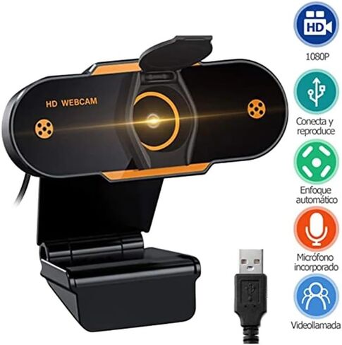1080P Web Camera Webcam Computer PC with Mic for Video Calling Network Teaching Office Meeting in Kuwait