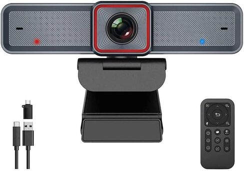 4K 3.0 Webcam Wide Angle Computer Camera for Laptops Meetings Conferences Live Streaming in Kuwait