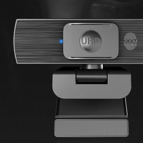 Webcam 4k with Microphone Web Cam for PC Computer Laptop Stream Video with Cover in Kuwait