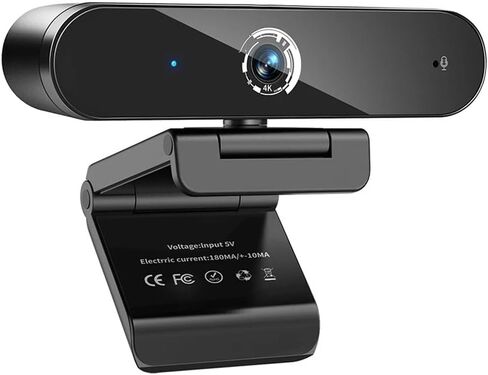 Webcam 4K Plug Play Mini Cam Pc Noise Reduction Dialogue Camera for Laptop Conference in Kuwait