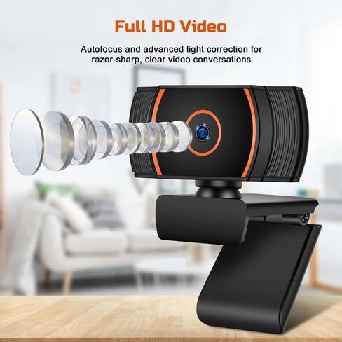 2K Webcam 1080P for PC Web Camera Cam Online with Microphone Webcan for Computer in Kuwait