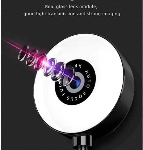 with Microphone Webcam 4K Web Camera Cam for PC Computer Live Broadcast Video Mini in Kuwait