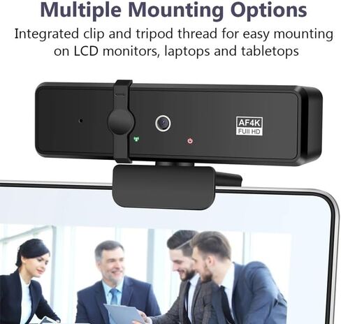 Webcam 4K Full Camera with Microphone 30fps Web Cam for PC Laptop Video Shooting Webcamera in Kuwait