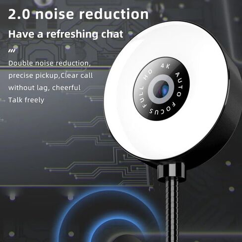 with Microphone Webcam 4K Web Camera Cam for PC Computer Live Broadcast Video Mini in Kuwait