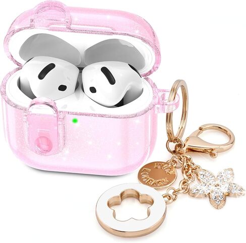 Clear Cute Apple Airpods 4/5 Cases iPods 5 4 Case Cover with Lock for Women in Kuwait