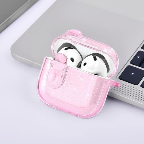 Clear Cute Apple Airpods 4/5 Cases iPods 5 4 Case Cover with Lock for Women in Kuwait