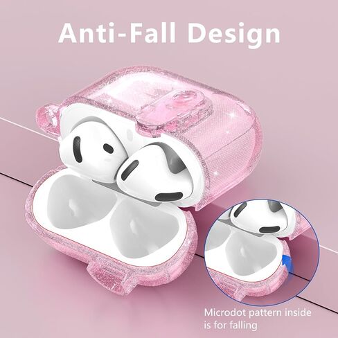 Clear Cute Apple Airpods 4/5 Cases iPods 5 4 Case Cover with Lock for Women in Kuwait