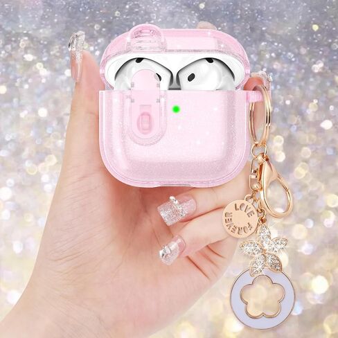 Clear Cute Apple Airpods 4/5 Cases iPods 5 4 Case Cover with Lock for Women in Kuwait