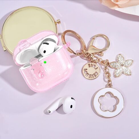 Clear Cute Apple Airpods 4/5 Cases iPods 5 4 Case Cover with Lock for Women in Kuwait