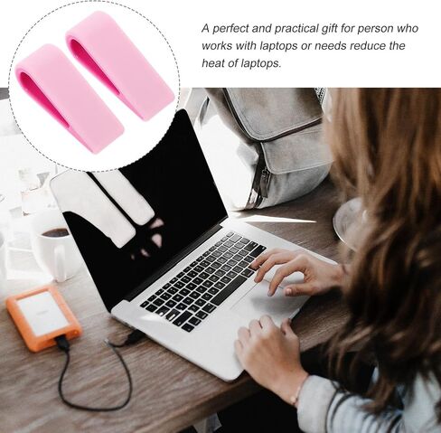 Alipis 2pcs Adjustable Laptop Stand Support for Notebook Heat Reduction in Kuwait