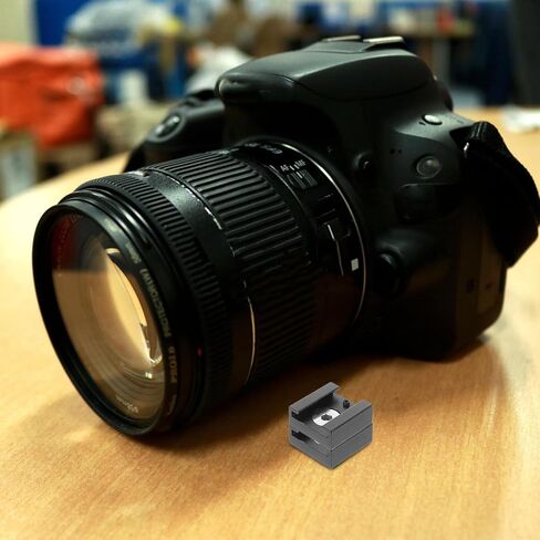 Camera Hot Shoe Adapter Bracket for DSLR, Aluminum Alloy Black in Kuwait