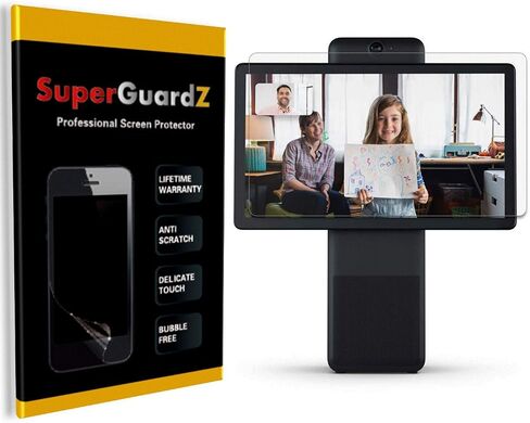 [3-Pack] for Facebook Portal Plus Screen Protector - SuperGuardZ, Ultra Clear, Anti-Scratch, Anti-Bubble [Lifetime Replacement] in Kuwait