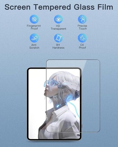 Screen Protector Compatible with RedMagic Astra 2 2026, 9H Tempered Glass Tablet Screen Film, Anti-Scratch, Bubble Free, HD Clear, Touch Sensitive, Case Friendly in Kuwait