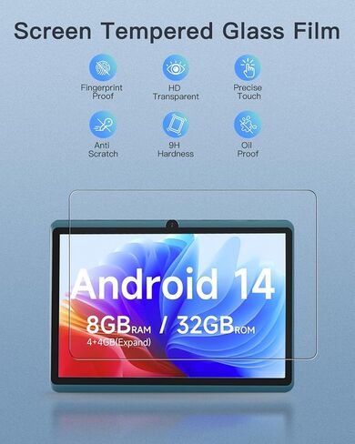 Screen Protector for Aheadlink Q8PRO Tablet 7 inch, 9H Hardness Tempered Glass for Aheadlink Q8PRO Tablet Anti-Scratch, Bubble Free, HD Clarity in Kuwait