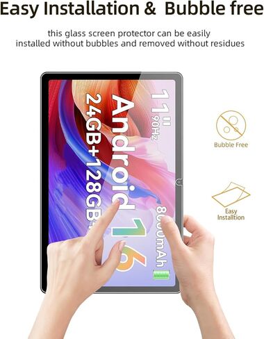 Screen Protector for Frameflow P11T/KINGRID T90 11 inch Tablet, HD Scratch Resistant Tempered Glass Film for Frameflow P11T/KINGRID T90 Drop Protection,Touch Sensitive,Anti-Fingerprint,1 pack. in Kuwait