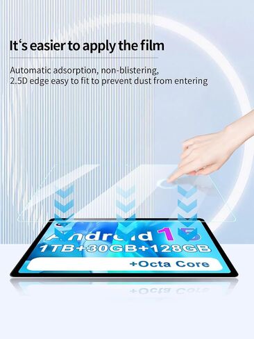 Screen Protector for DEERTiME E9 Android 15 10.1-inch Tablet, Anti-Scratch 9H Hardness Touch Sensitive 2.5D Rounded Edges Bubble Free Easy to Install,2 Pack. in Kuwait