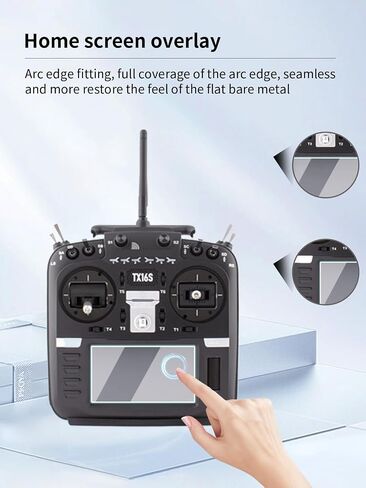 Screen Protector for RadioMaster TX16S MKII Radio Controller, High-Definition Scratch Resistant Nanofilm, HD Clear, Bubble Free,Easy Installation, 2 Pack in Kuwait
