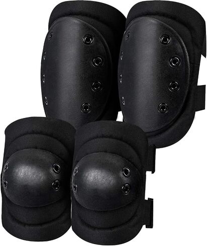 Tactical Knee Pads ,Airsoft Knee & Elbow Protective Pads Guard for Army, Paintball, Hunting and Anyother Outdoor Sports in Kuwait
