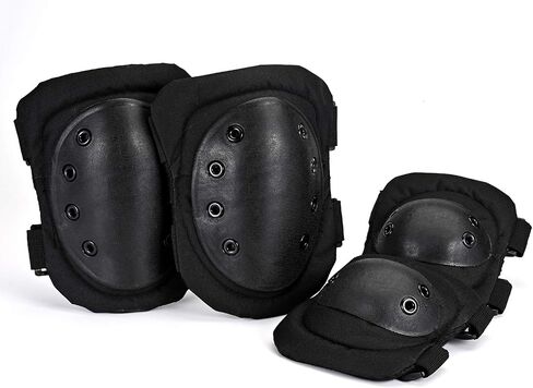 Tactical Knee Pads ,Airsoft Knee & Elbow Protective Pads Guard for Army, Paintball, Hunting and Anyother Outdoor Sports in Kuwait