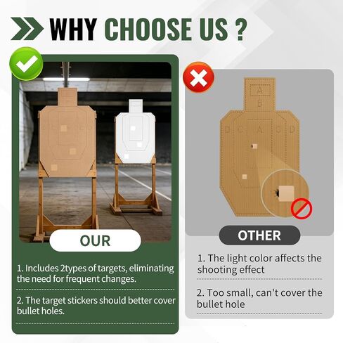 20/30Pcs Thick Cardboard Shooting Targets, 30 * 18 inch in Kuwait