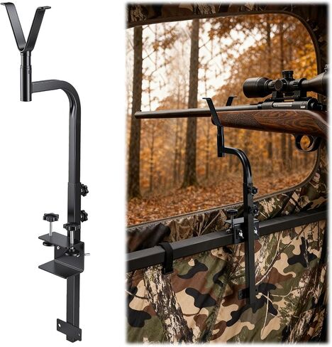 Adjustable Hunting Tower/Blind Shooting Rest with 360° Rotating V-Yoke in Kuwait