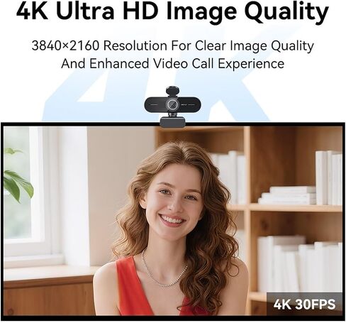 Webcam 4K Ultra HD 1080P 60fps C60E Autofocus USB in Kuwait