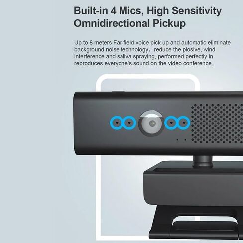 1080P Computer Web Camera with Speaker Microphone Conference Webcam for Live Broadcast for PC in Kuwait