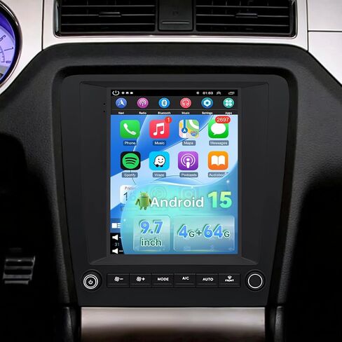 4+64G 9.7" Android Car Stereo for Ford Mustang 2010-2014 in Kuwait
