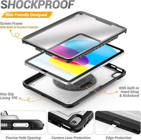 KAIJIAbox for iPad (A16) 11th/10th Generation Case 11''/10.9 Inch 2025/2022 in Kuwait