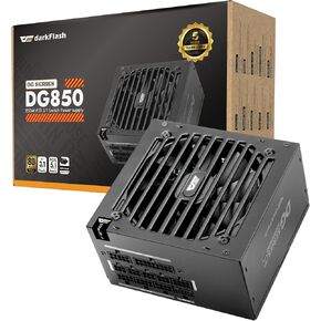 darkFlash DG750 750W 80 Plus Gold ATX 3.1 PCIe 5.1 PC Power Supply, Black in Saudi Arabia