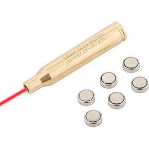 Laser Bore Sight for .30-06/25-06/270 Cartridge Hunting Red Dot Boresighter with 6 Batteries（2 Set Batteries） in Saudi Arabia