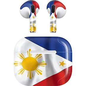 Skinit Decal Audio Skin Compatible with Apple AirPods (3rd Gen, 2021) - Skinit Originally Designed Philippines Flag Design in Kuwait