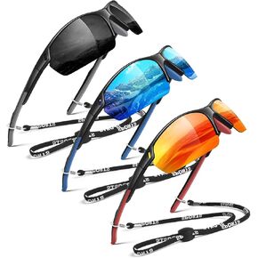 WEAROYO Polarized Sunglasses Men Womens Sports Running Fishing Glasses in Kuwait