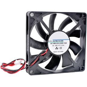 P8015 8cm 80mm Fan 80x80x15mm DC5V 12V 24V 2pin Cooling for Router case Power Charger Inverter(24V Sleeve) in Kuwait