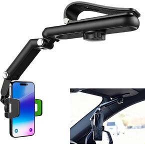 vvag Sun Visor Car Phone Holder, 1080° Rotating Foldable Cell Phone Mount in Saudi Arabia