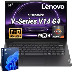 Lenovo V14 FHD AMD Ryzen 7 7730U Business Laptop, 16GB DDR4 + 512GB SSD in Kuwait