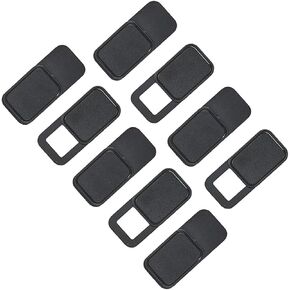 OUNONA 9pcs Metal Webcam Cover Privacy Slider for Laptop Phone Tablet, Oval Shaped Camera Cover with Good Toughness and Compact Design for Webcam Protection in Saudi Arabia