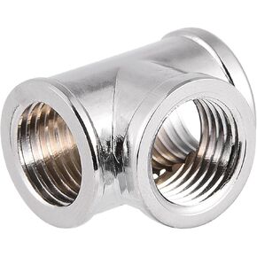 Plated G1/4 Thread 3 Way T Shape Water Fitting Splitter for PC in Kuwait