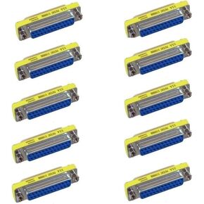 10x DB25 25-Pin Female to Female Gender Changer Coupler Adapter in Kuwait