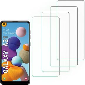 [4 Pack] Tempered Glass Screen Protector for Samsung Galaxy A21 in Kuwait