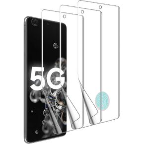 3 Pack Designed for Samsung Galaxy S20 Ultra 5G / SM-G988B G988U Screen Protector, Case Friendly, Bubble Free, High Definition Clear ShieldEasy Installation (TPU) in Saudi Arabia