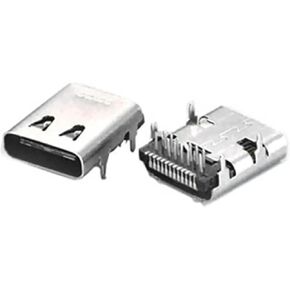 1pc 3.1 Type C Female 24 Pin USB C Type Connector in Saudi Arabia