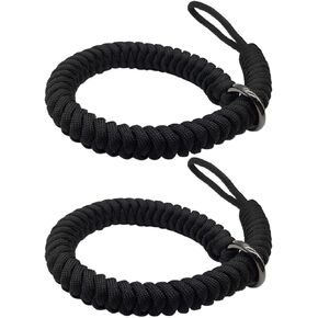 2pcs Quick Release Camera Wrist Strap, Adjustable Black Hand Grip in Kuwait