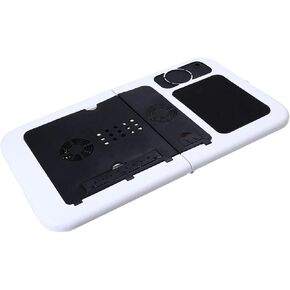 Foldable Laptop Table Tray Desk with Cooling Fans and Mouse Platform in Saudi Arabia