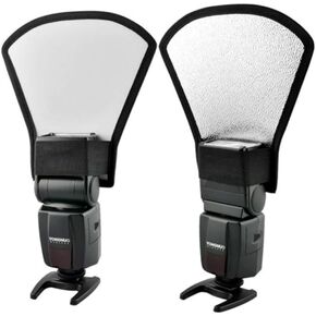 Universal Camera Flash Diffuser Reflector 2pcs for Softbox in Kuwait