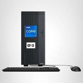 ASUS V500 Tower Desktop Computer | Intel Core i7 13620H (10 Cores, Up to 5GHz) | 64GB DDR5 RAM, 2TB PCIe SSD | WiFi 6, Bluetooth 5.4 | Intel UHD Graphics | Office 365 for The Web, Wired KB & Mouse in Kuwait