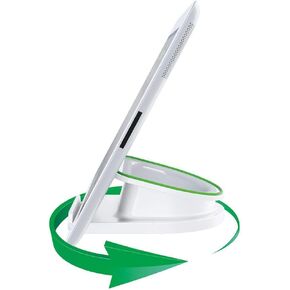 Leitz High-Gloss White Rotating Desk Stand for Mobile Devices (6410-01) in Saudi Arabia